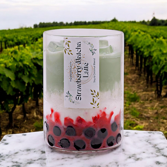 Strawberry Matcha Latte